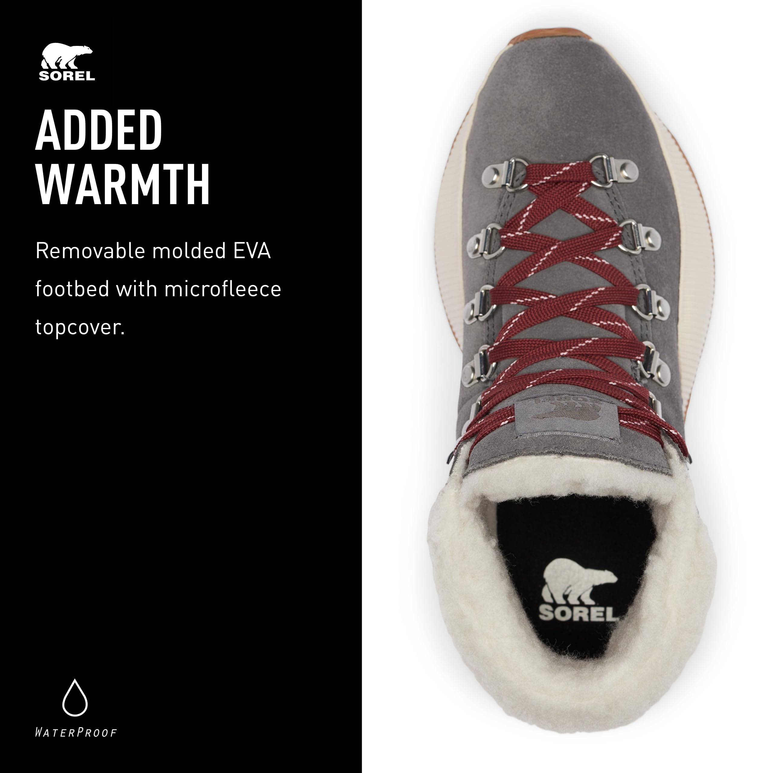Sorel Women's N About 3 Conquest Waterproof Winter Boots - Fashionable Snow Boots for Women, Waterproof & Insulated for Cold Weather, Perfect for Snowy Days, Hiking and Outdoor Adventures