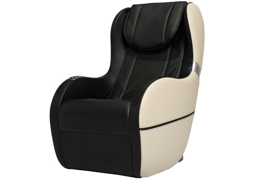 California Fitness Dynamic Massage Chair - Full Body Shiatsu Massage with Heat Therapy, Black/Beige - Perfect for Home, Office & Relaxation After Workout