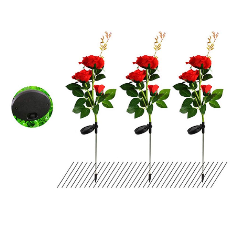 Solar Powered LED Garden Lights - Waterproof Outdoor Landscape Lighting for Lawn, Yard, Pathway | Decorative Phalaenopsis Flower Design | Perfect for Patio, Backyard, Walkway & Garden Decor