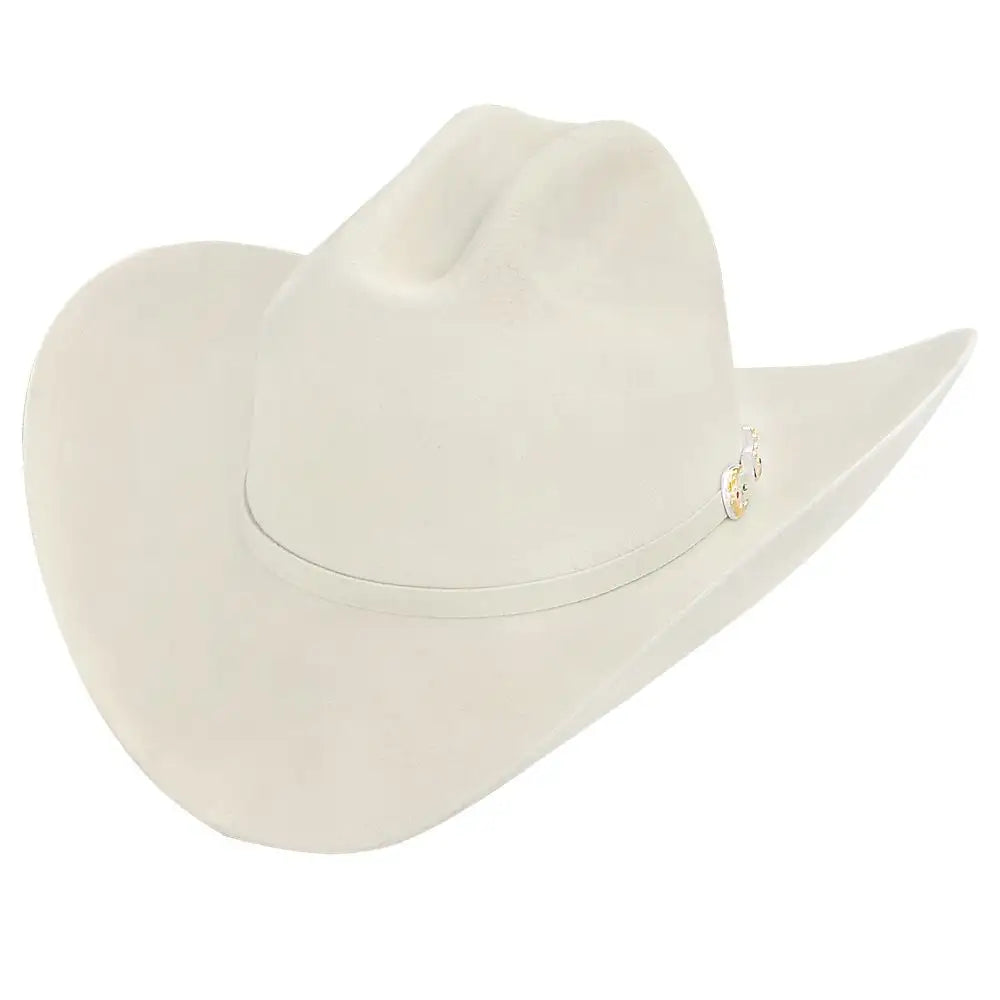 Larry Mahan's Genuine 6X Fur Felt Cowboy Hat for Men - Western Style Rancher Hat for Outdoor Rodeo, Horseback Riding & Country Fashion