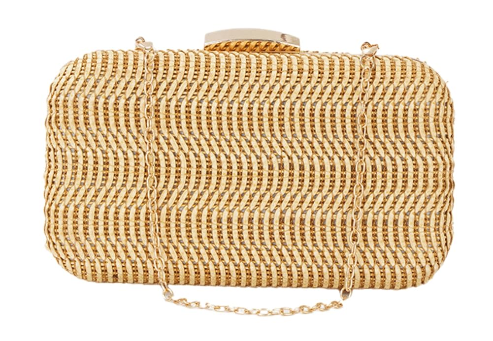 Vintage Straw Clutch Purse for Women - Woven Wicker Rattan Envelope Handbag - Perfect for Beach, Wedding & Evening Events | Summer Fashion Accessory
