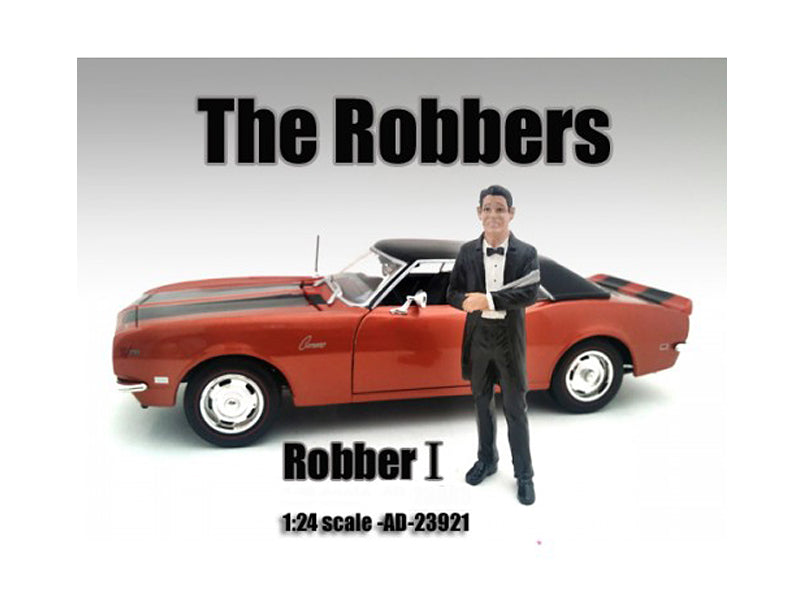 1:24 Scale American Diorama Robber Action Figure - Perfect for Model Car Displays, Diorama Scenes & Collectors (The Robbers Robber)