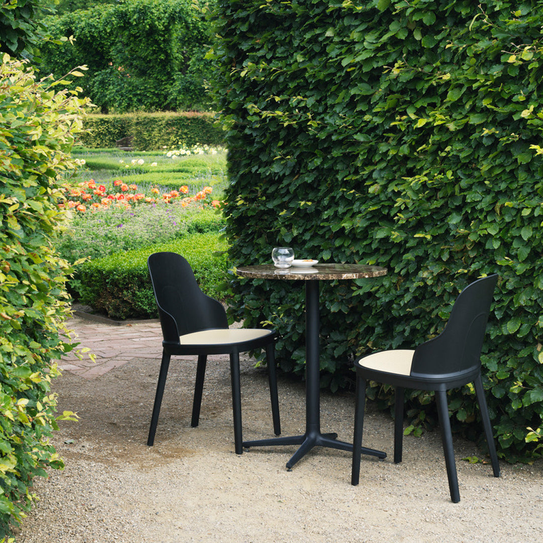 Allez Modern Dining Chair with Woven Wicker Seat - Comfortable & Stylish for Kitchen, Dining Room, or Patio