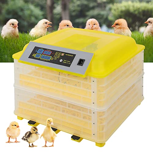YBLFDY 112 Egg Fully Automatic Incubator for Hatching Chicken, Duck, Quail & Pigeon Eggs - Auto Turning & Humidity Control - Perfect for Home Farming, Poultry Breeding & Educational Projects