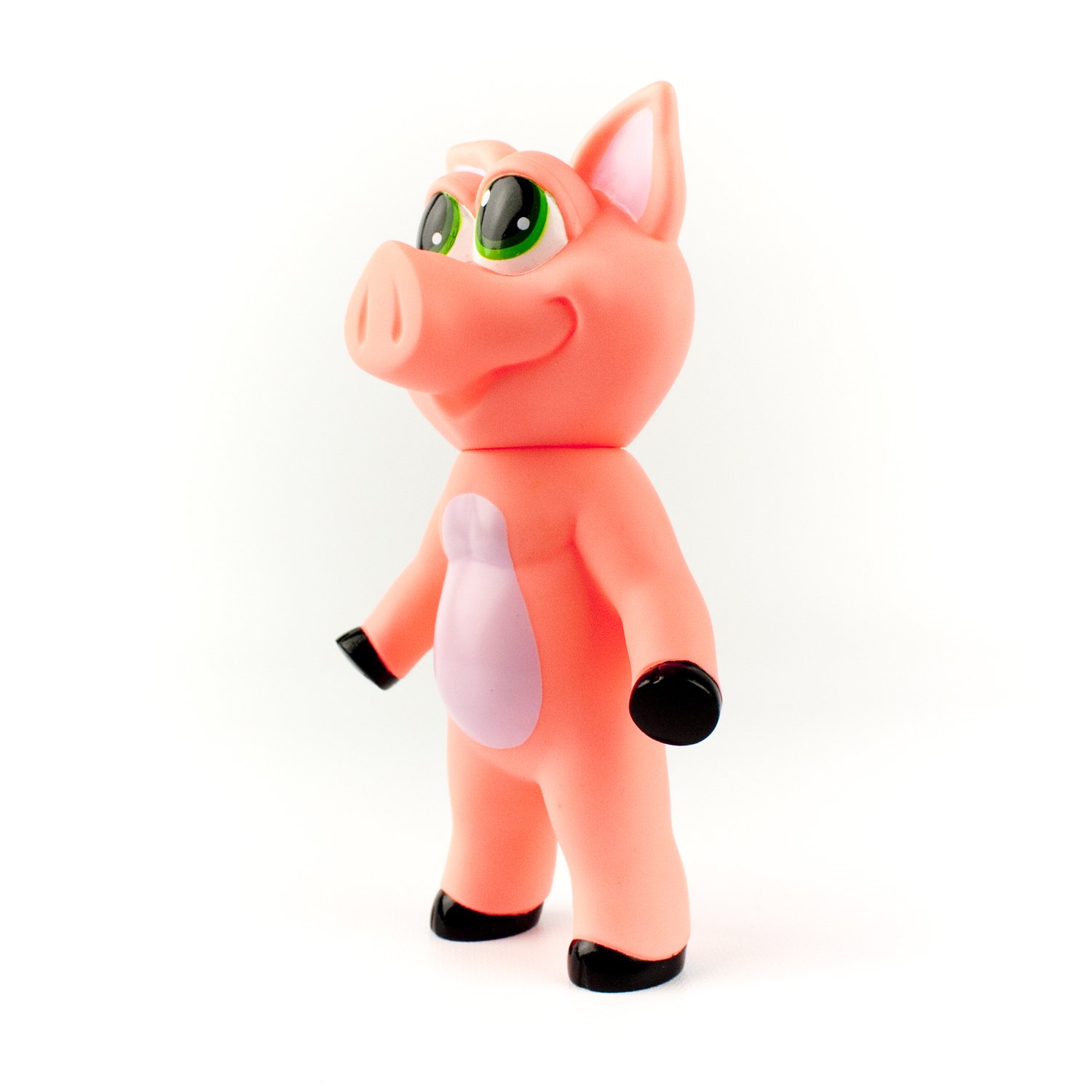 Small Barnyard Chewbies Dog Toy - Durable Pig-Shaped Chew Toy for Puppies & Small Dogs | Perfect for Teething, Playtime & Indoor/Outdoor Use