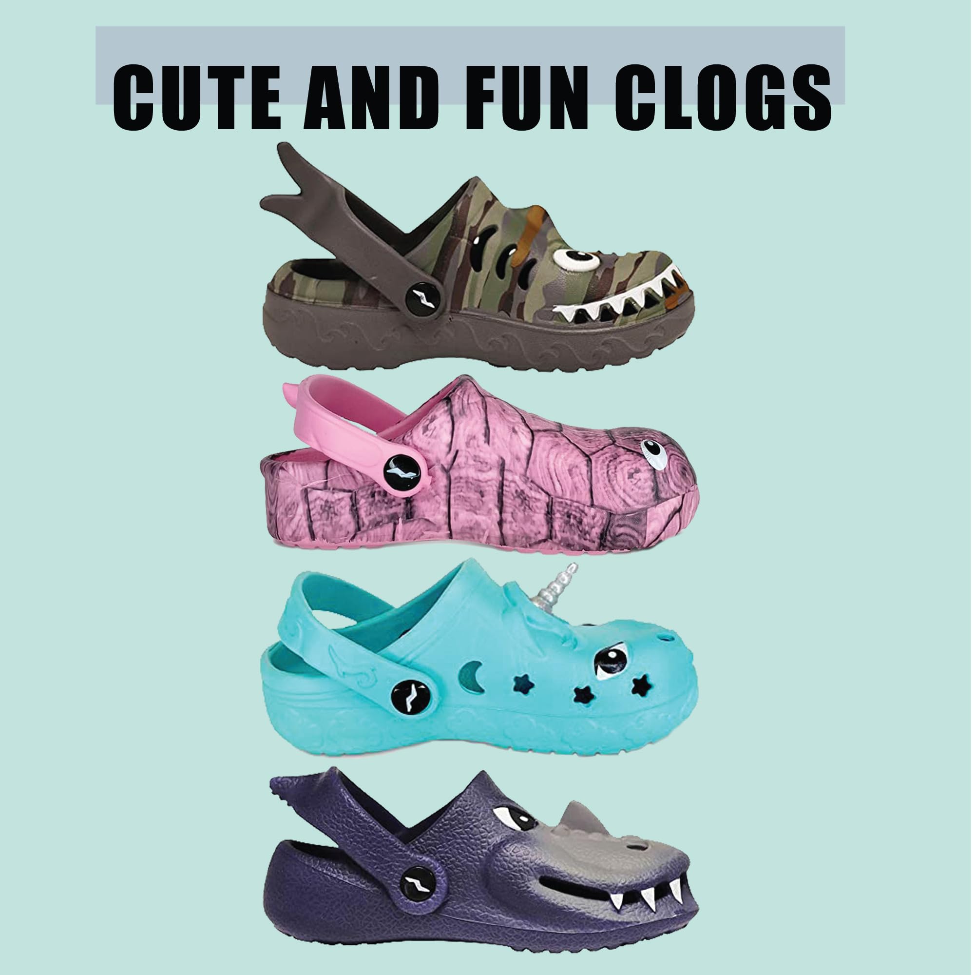 **NORTY Kids' Slip-On Sandal Slippers - Comfortable & Fun Toddler Shoes for Boys & Girls - Perfect for Beach, Pool, and Indoor Play**