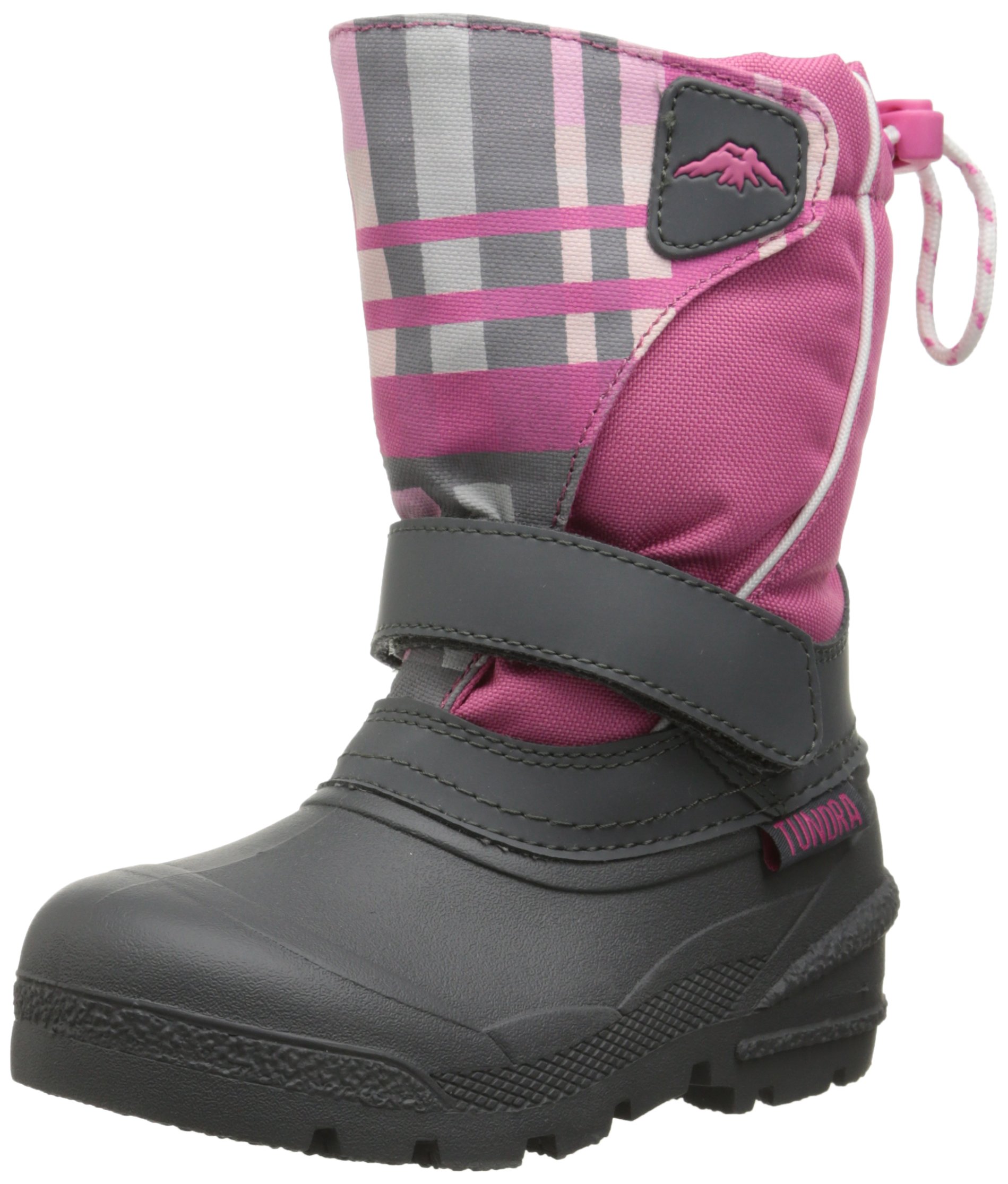 Tundra Quebec Boots for Kids - Waterproof Winter Snow Boots for Toddler, Little Kid & Big Kid - Warm & Comfortable for Outdoor Play, Snowy Adventures