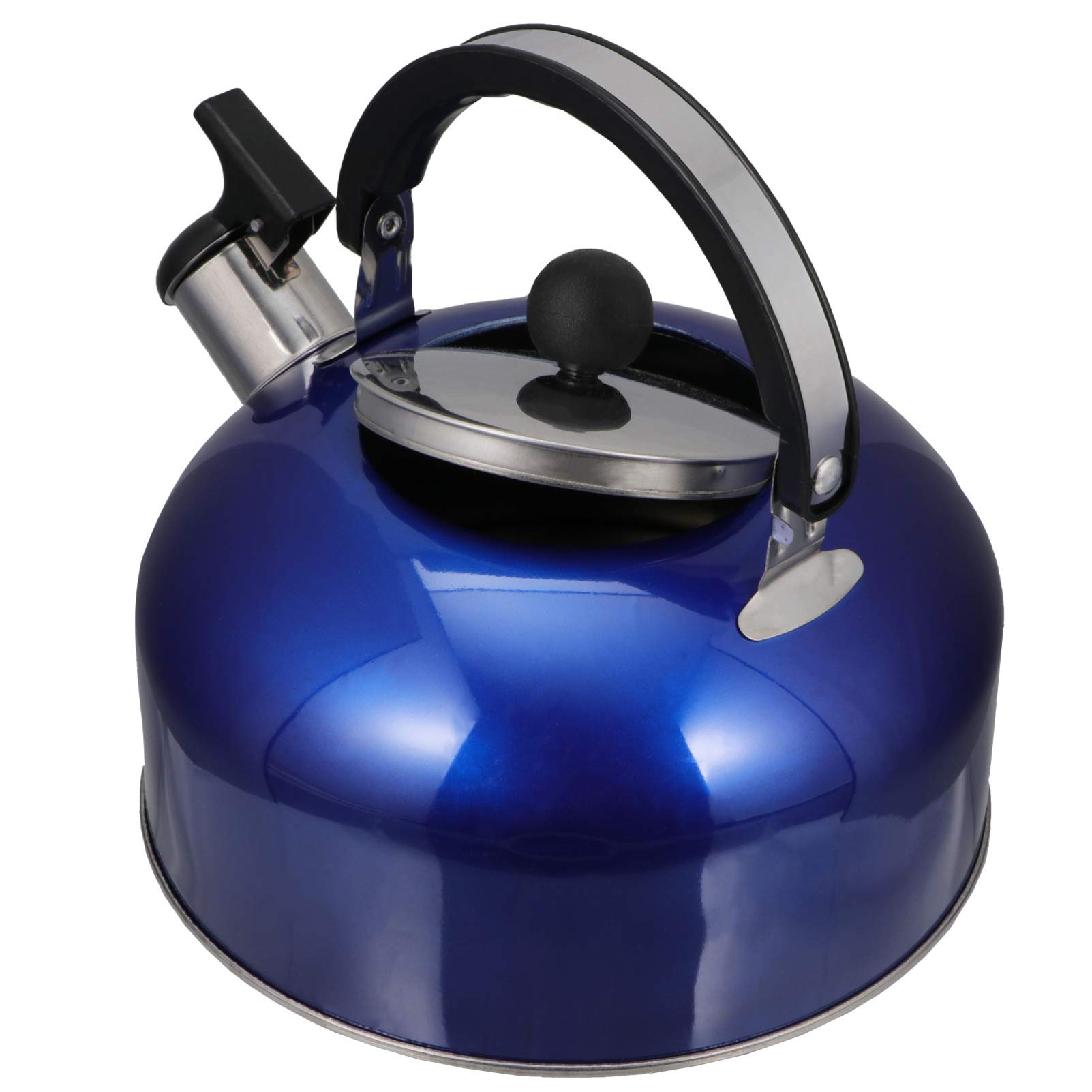 Premium Whistling Tea Kettle - Stainless Steel Stovetop Pot with Loud Whistle for Boiling Water - Perfect for Tea, Coffee & Hot Chocolate Making at Home or Office