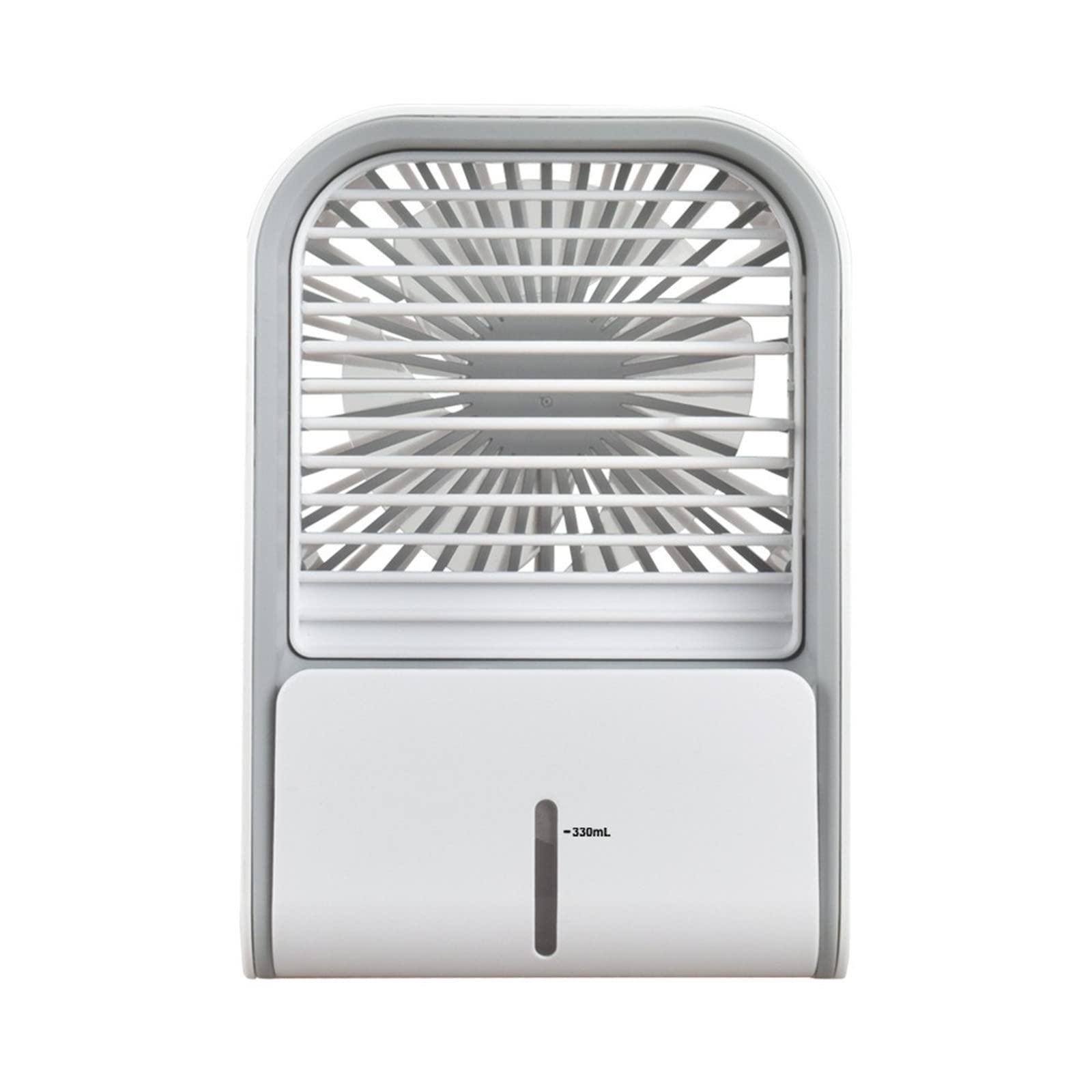 Portable Air Conditioner Fan - 3-Speed Mini Evaporative Air Cooler with USB Charging, Personal Cooling Fan & Humidifier for Dorm, Office, Bedroom (White) | Perfect for Summer, Small Spaces & Hot Weather Relief