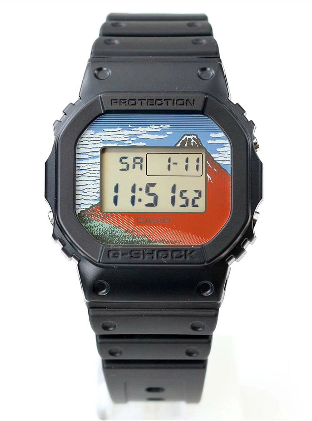 CASIO G-Shock DW-5600 Limited Edition Hokusai Katsushika Digital Watch - Made in Japan JDM - Durable Sports & Outdoor Adventure Timepiece