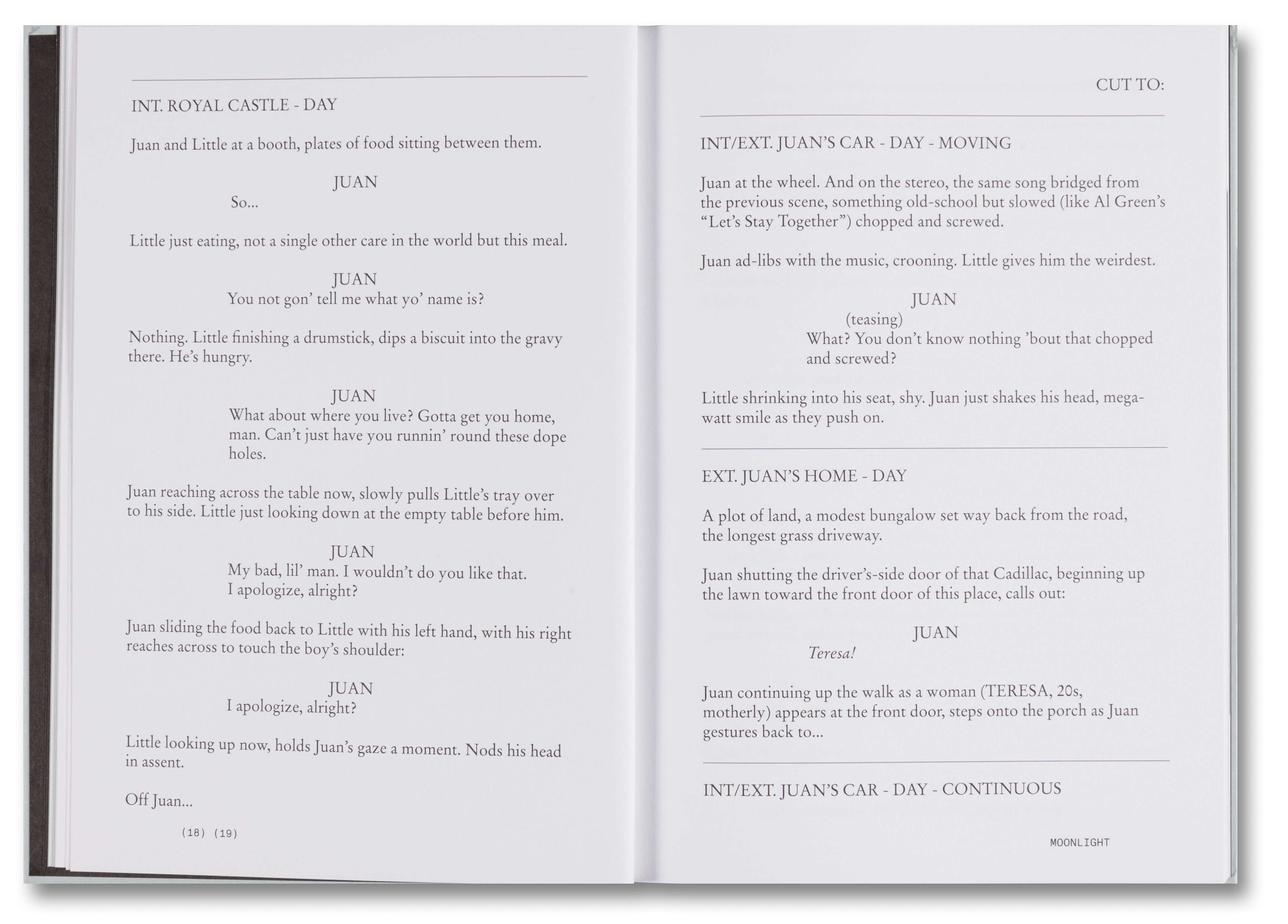 Barry Jenkins Moonlight Screenplay Book - A24 Hardcover Edition | Film Study, Screenwriting Inspiration & Movie Memorabilia Collection