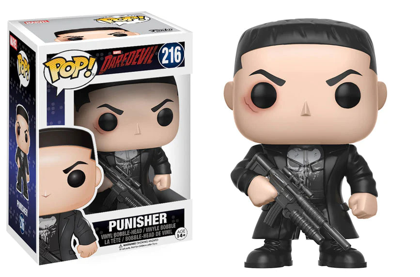 Daredevil TV Show Merchandise - Punisher #216 Comic Book - Collectible for Marvel Fans, Superhero Gifts, Comic Con & Home Decor