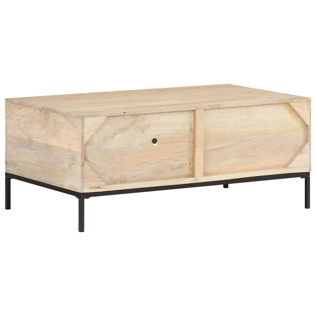 Farmhouse Coffee Table with Drawers - 35.4