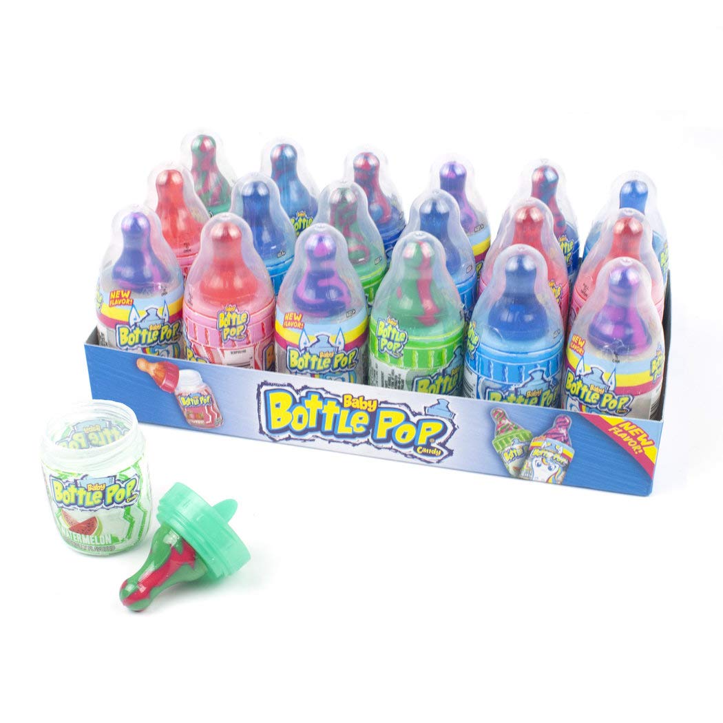 Baby Bottle Pop Candy - 18ct Box of Fun Lollipops for Kids | Perfect for Birthday Parties, School Treats & Halloween Goodie Bags