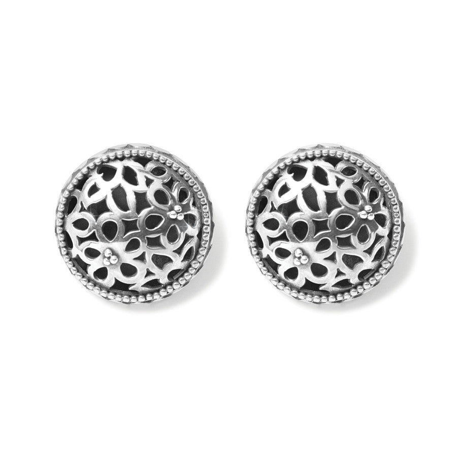 Bali Lacy Daisy Clip Earrings - Boho Floral Hair Accessories for Women, Non-Pierced Ear Clips - Perfect for Weddings, Parties & Everyday Wear