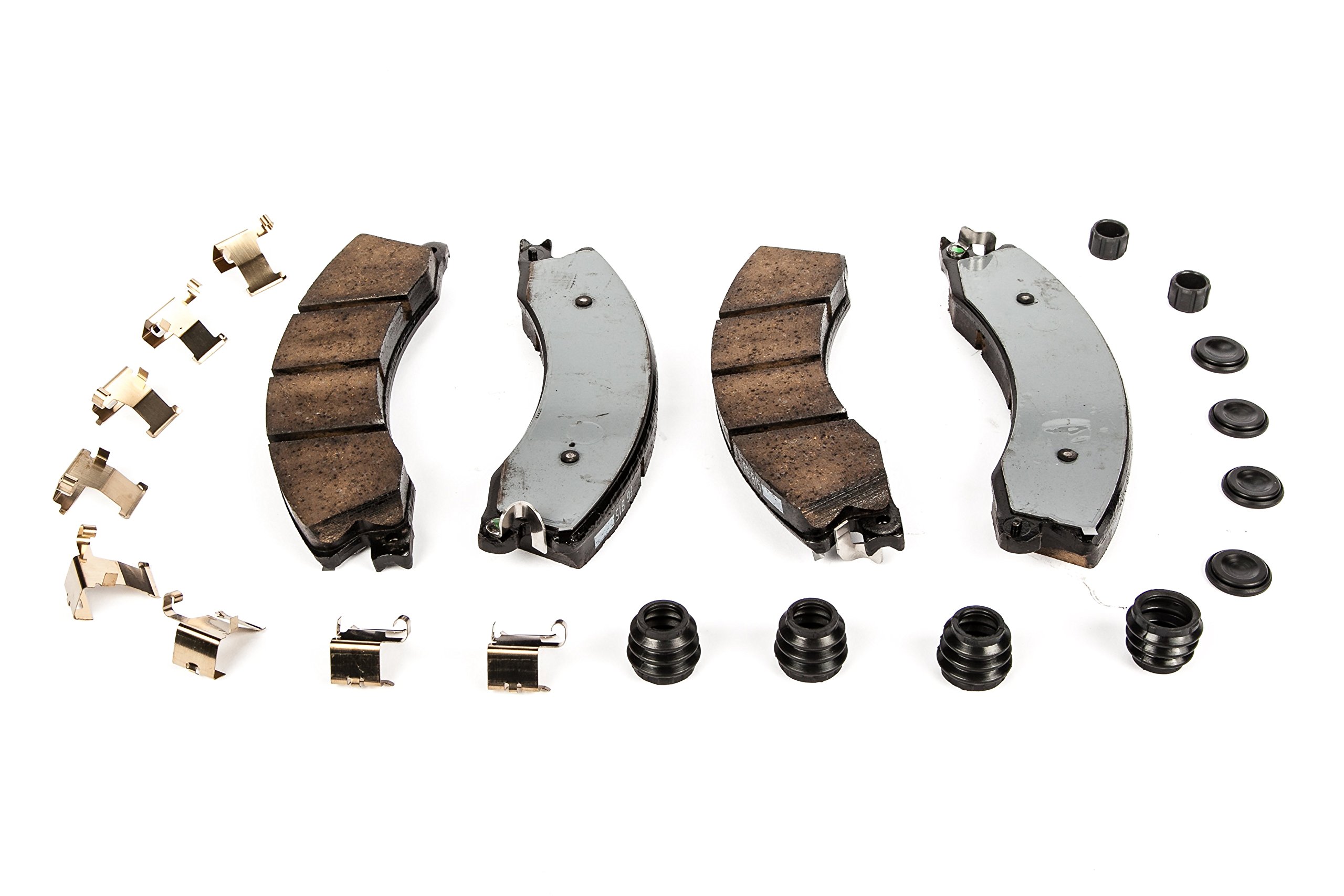 ACDelco Genuine 171-1163 Front Disc Brake Pad Set with Clips, Boots & Caps - Premium Replacement Brake Pads for Smooth Stopping Power | Perfect for Daily Commuting, Highway Driving & Heavy-Duty Vehicles
