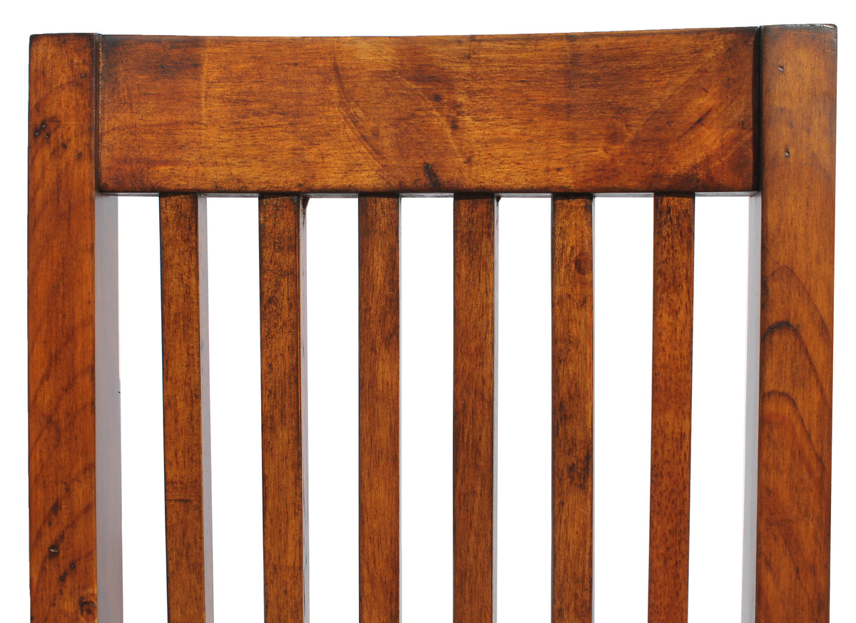 Stylish Irish Coast Slat Back Chair in African Dusk Finish - Perfect for Patio, Garden, and Outdoor Relaxation