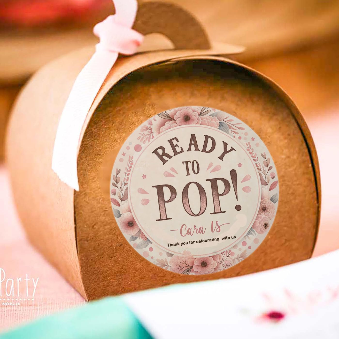 Custom Personalized Stickers & Labels - 2x2 Inch (100 Pack) for Baby Shower Invitations, Business Branding, Thank You Cards & Gift Packaging | Waterproof, Durable & Customizable