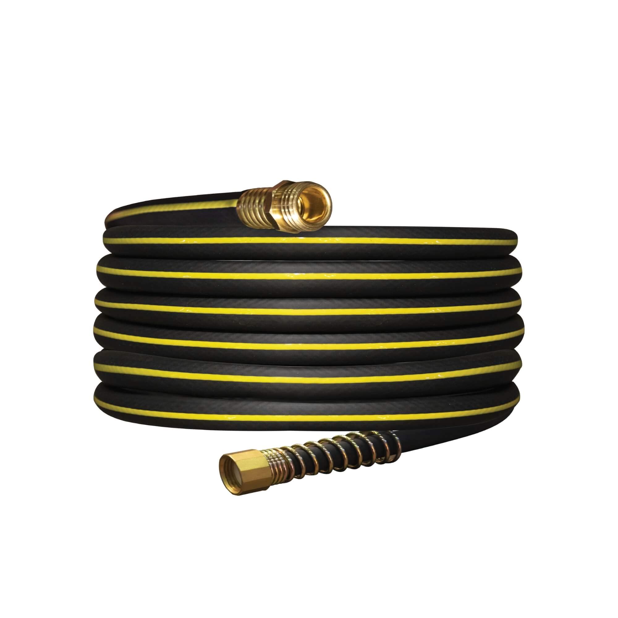 25 ft HOMESTEAD Lightweight Garden Hose - 5/8 Inch Diameter with 3/4 Inch Brass Connector - Perfect for Lawn Watering, Garden Irrigation & Outdoor Cleaning