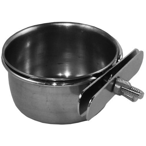 Stainless Steel Coffee Cup with Clamp - 150ml, 75mm Diameter - Perfect for Camping, Travel & Outdoor Adventures