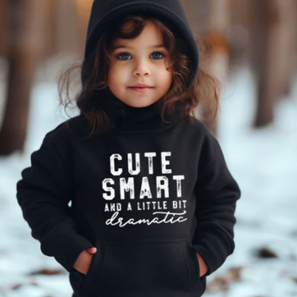 Stylish & Comfortable Kids Hoodie - Cute, Smart & Dramatic Designs for Boys & Girls | Perfect for School, Play & Outdoor Activities