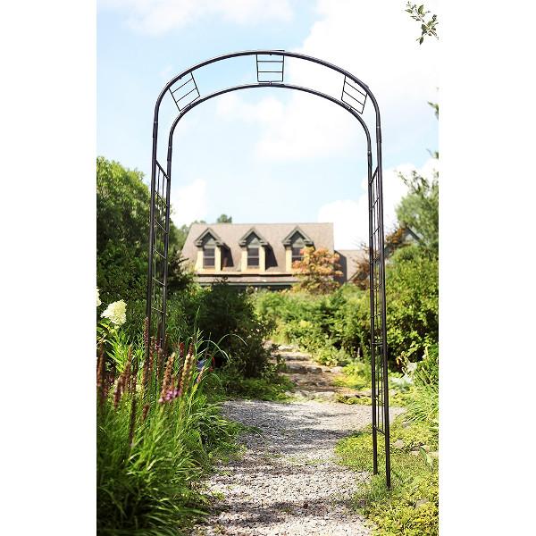 Achla Designs Monet Arbor Arb 10 - Elegant Garden Arch for Outdoor Weddings, Vine Support & Backyard Decor
