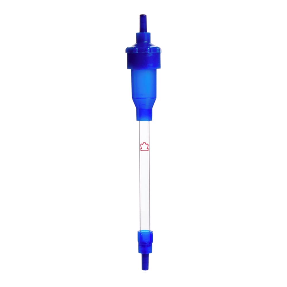 Kimble Flex-Column 420400-0715 Borosilicate Glass Economy Chromatography Columns - 6ml Volume, 0.7cm ID, 15cm Length, 0.39cm² Cross Section (Pack of 10) | Ideal for Laboratory Research, Chemical Analysis & Chromatography Experiments