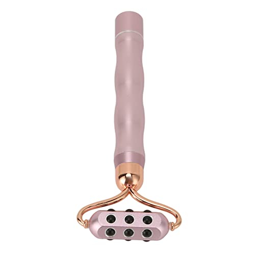 Electric Facial Beauty Roller for Women - Portable Germanium Granule Massage Roller with Aluminum Alloy Body - Anti-Aging & Skin Tightening - Perfect for Daily Skincare Routine & Spa Treatments at Home