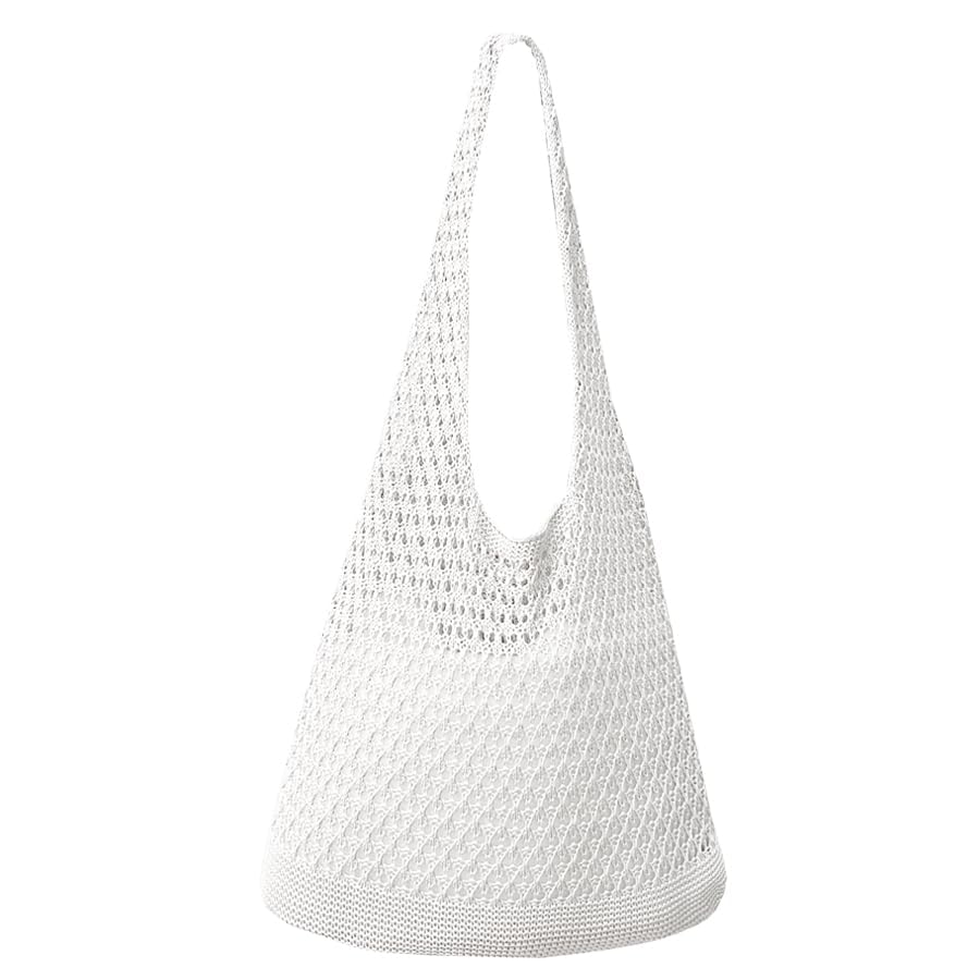 Stylish Crochet Tote Bags for Women - Handmade Summer Beach Bag, Bohemian Knit Purse for Travel, Shopping & Picnics