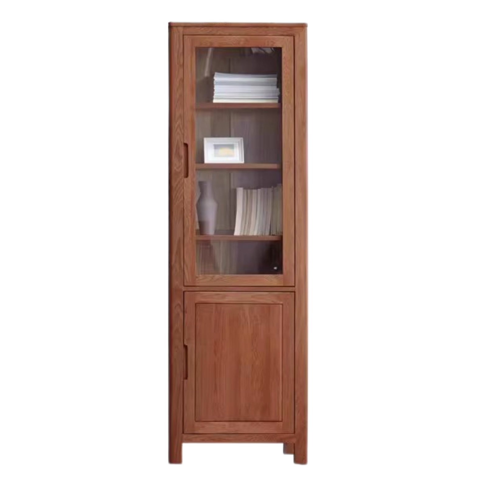 out of stock 23.6x13.8x74.8 inch / 60x35x190 сm / Walnut Color / Narrow bookcase