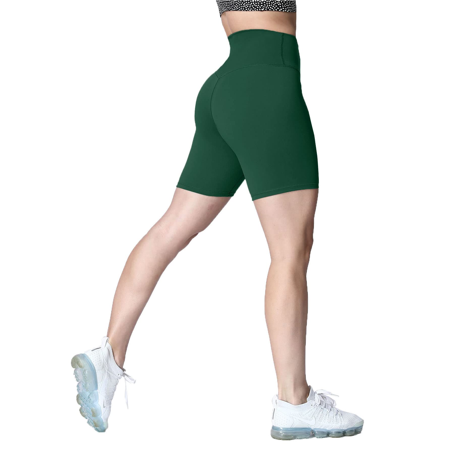 Aoxjox Women's High Waist Biker Shorts - 6