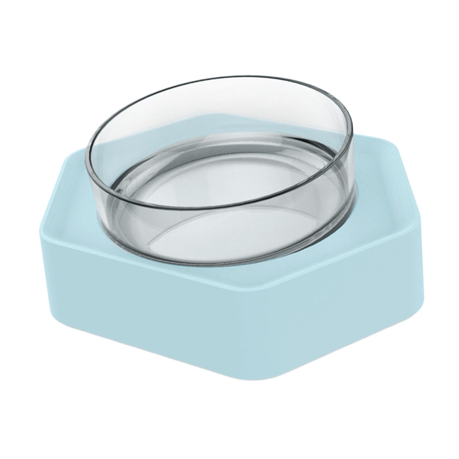 Enakshi Stainless Steel Dog Bowl - Durable Pet Food & Water Dish for Small & Medium Dogs & Kittens - Non-Slip Base, Easy Clean - Perfect for Home, Travel & Outdoor Use - Blue Pet Supplies