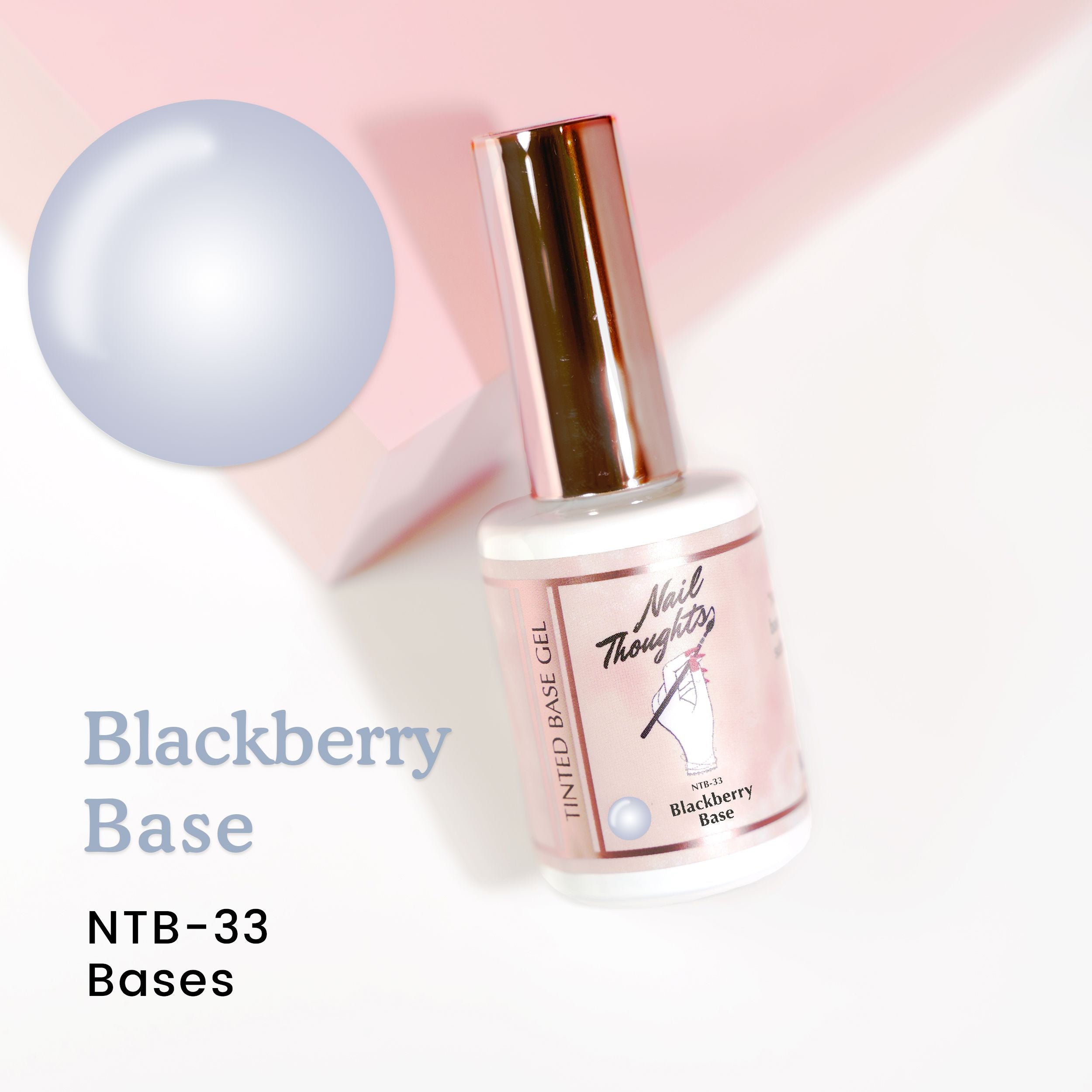 Nail Thoughts Tinted Base Bundle VOL. 4 - Set of 6 Nail Polish Colors for DIY Manicures & Professional Nail Salons | Perfect for Spring & Summer Nail Designs