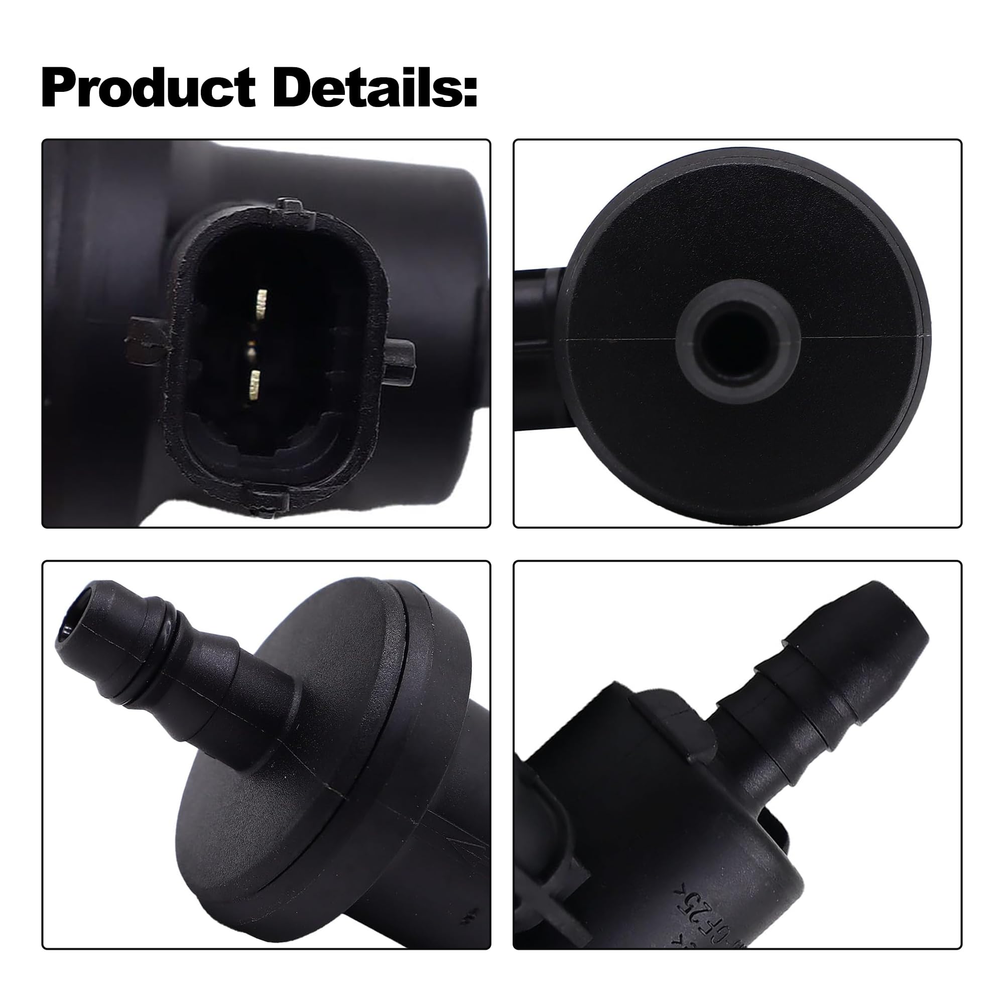 HiSport Vapor Canister Purge Valve Solenoid 0280142500 - Compatible with Ford Fiesta 2014-2019 1.6L, Ford Focus 2.0L 2.3L, Escape 2.0L - Engine Emission Control System Replacement Part for Smoother Performance & Fuel Efficiency