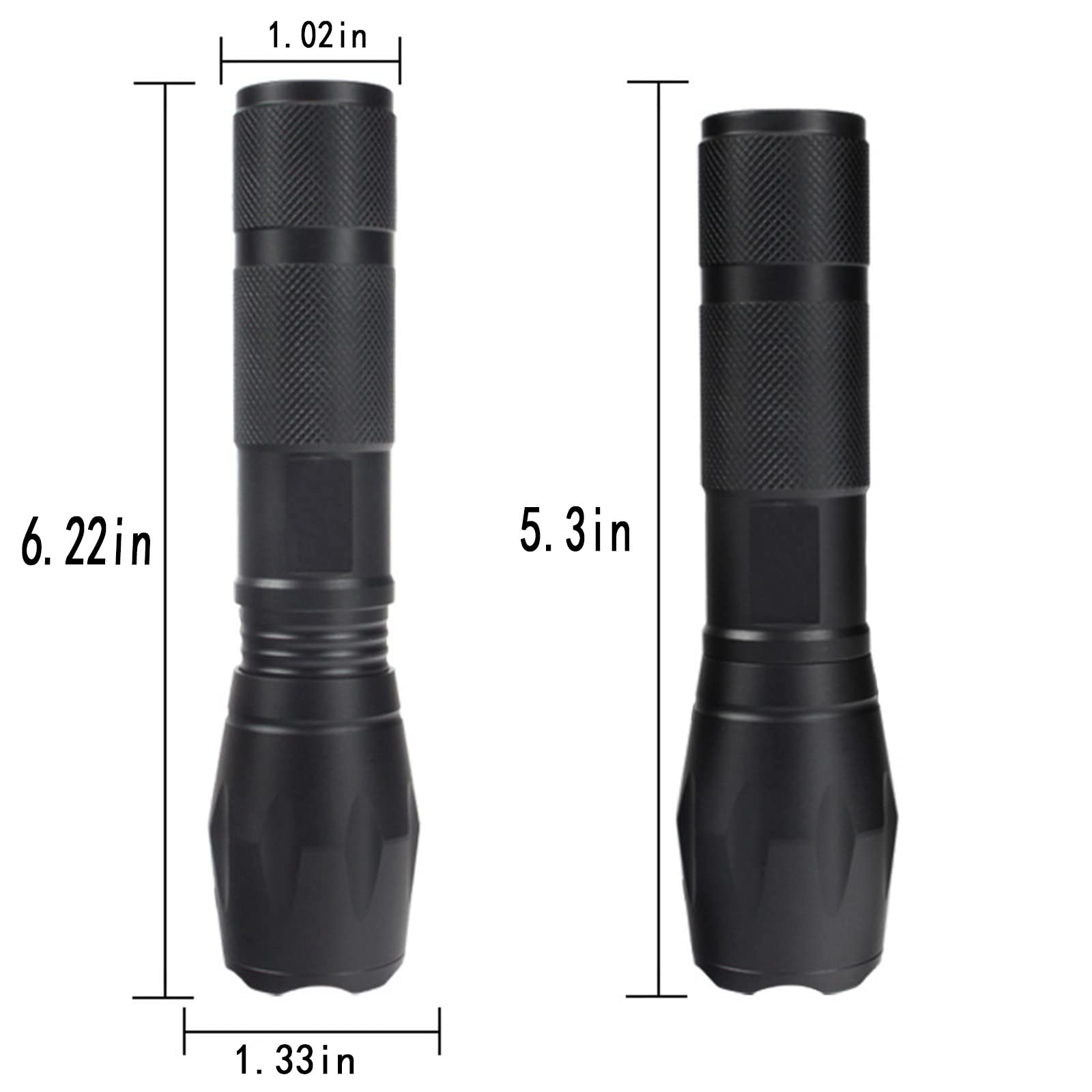 Rechargeable Green Hunting Flashlight 600 Yards - Professional Weapon Light with Mount & Pressure Switch for Long Distance Night Hunting (Hog, Coyote, Varmints) - Perfect for Night Vision Hunting, Tactical Missions, and Outdoor Adventures