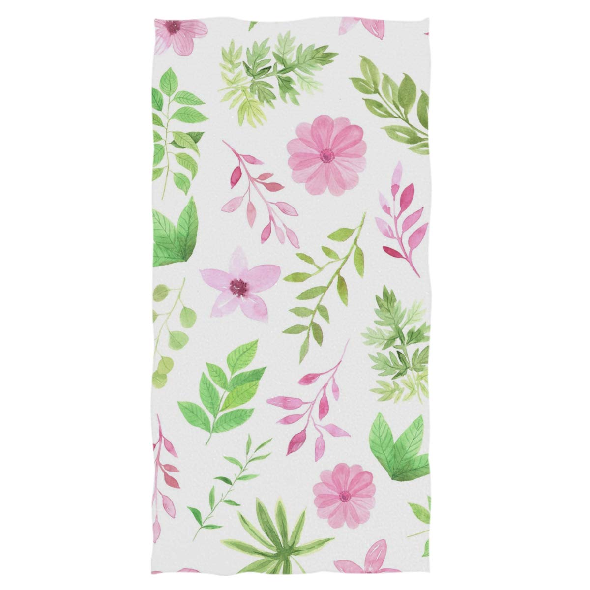 **Pfrewn Floral Pink Hand Towels - Ultra Soft & Highly Absorbent Small Bathroom Towels (16x30 in) - Multipurpose Face & Hand Towels for Home Decor, Spa, and Guest Bathrooms**