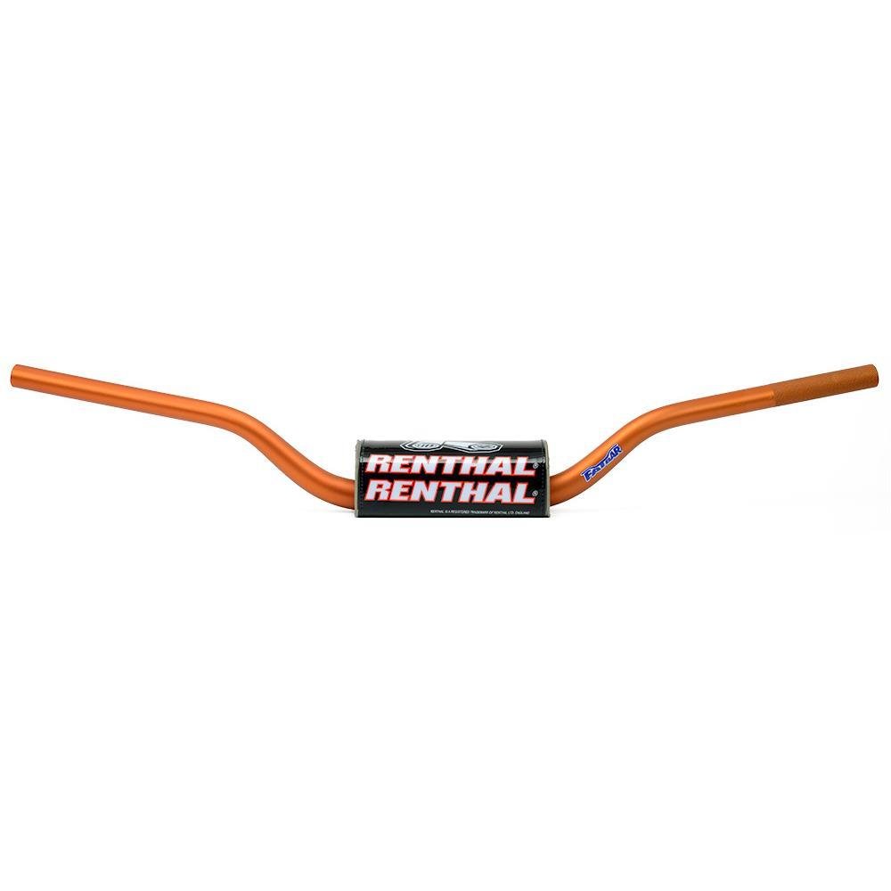 Renthal 673-01-OR Fatbar Off-Road Motorcycle Handlebar - Orange, One Size | Dirt Bike, Motocross & Adventure Riding Accessories