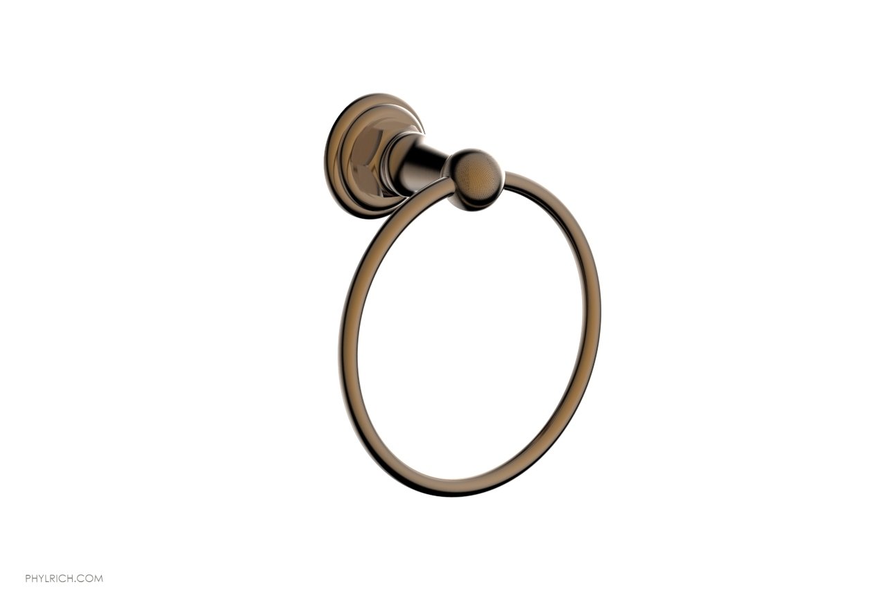 HEX TRADITIONAL Chrome Towel Ring - 7.5