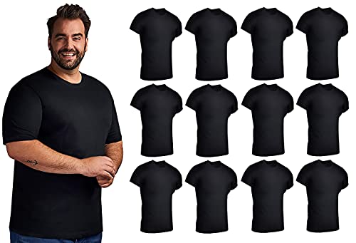 12 Pack Solid Black