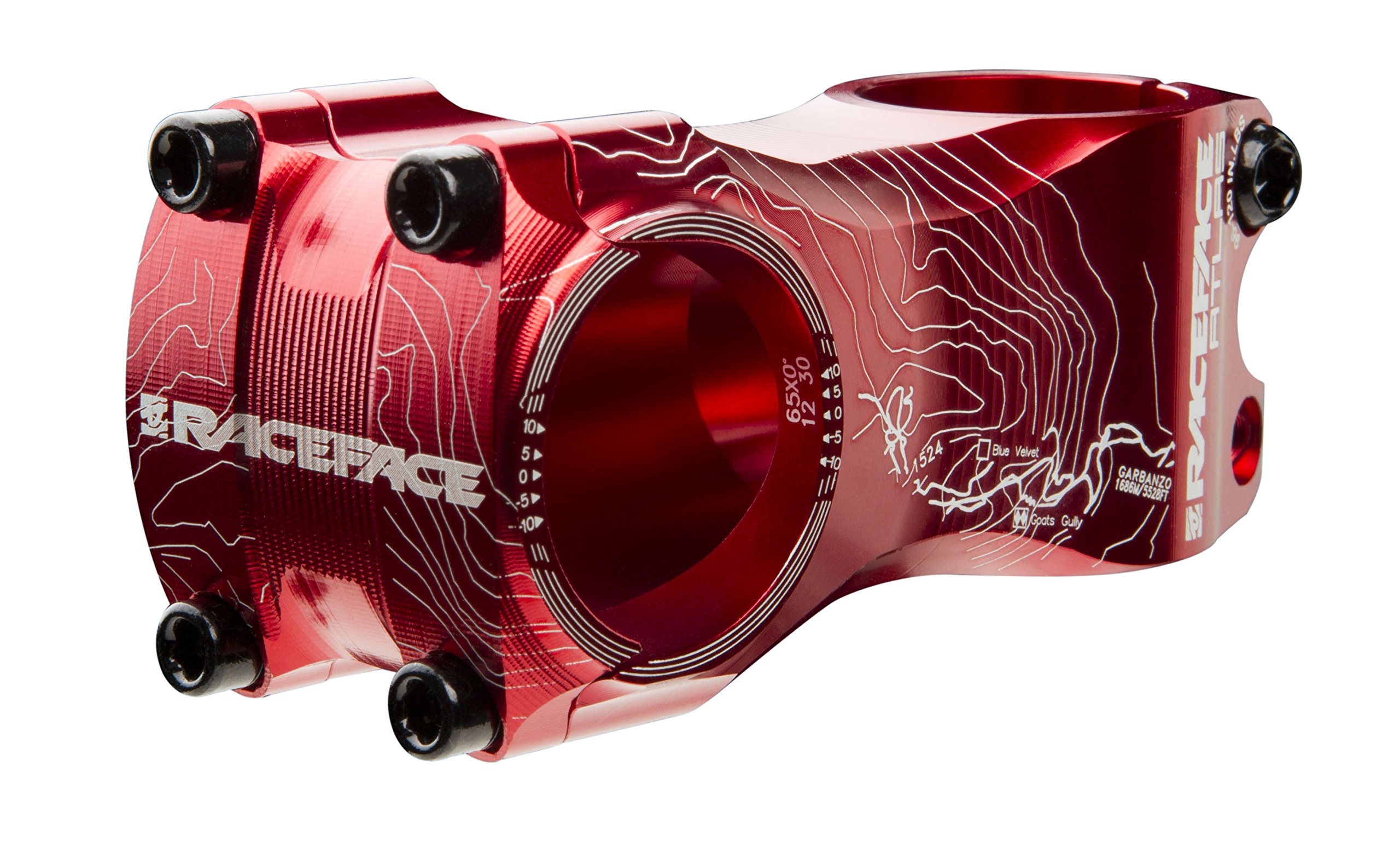 RaceFace Atlas Mountain Bike Stem - 31.8mm Clamp, 50mm Length, 0° Rise - Durable Alloy MTB Stem for Trail & Enduro Riding