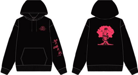 Tibet House Hoodie - Year of the Wood Snake 2025 | Warm Fleece Pullover for Men & Women | Perfect for Winter, Outdoor Activities & Casual Wear
