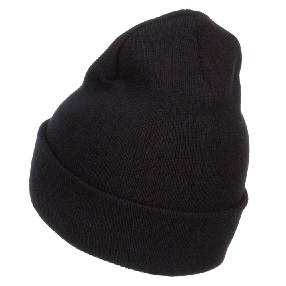 Mini Broken Heart Embroidered Long Beanie - Winter Knit Hat for Women & Men | Cozy Cold Weather Accessory for Outdoor Activities, Skiing & Casual Wear | e4Hats.com