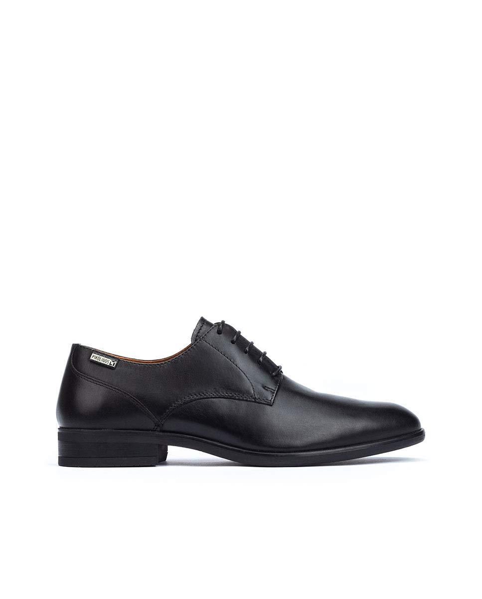 PIKOLINOS Men's Bristol Leather Lace-Up Shoes – Stylish & Comfortable Dress Shoes for Work, Office & Formal Occasions