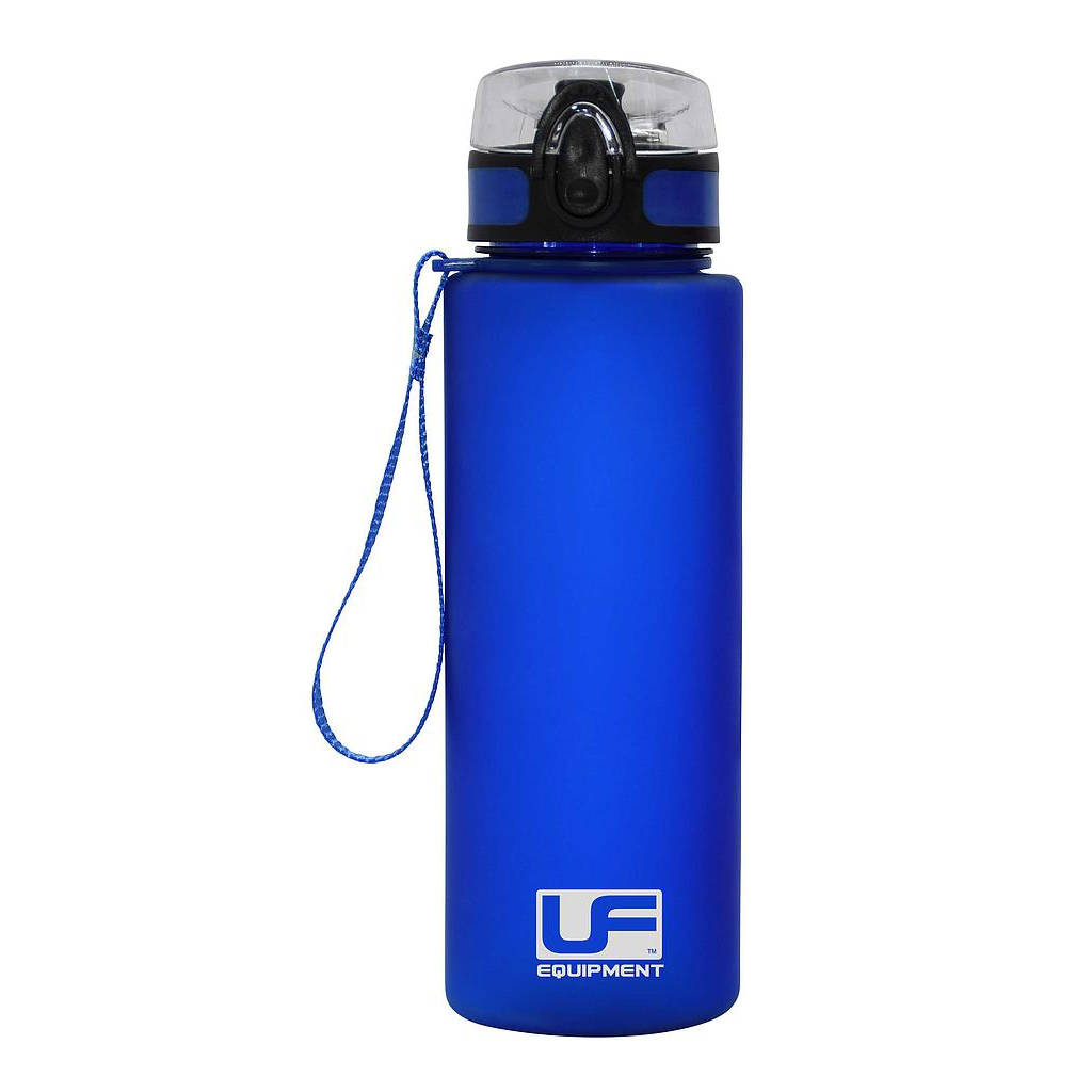 Urban Fitness Flow Flip Lid Water Bottle - 24oz Leakproof Sports Water Bottle with Straw, BPA-Free Tritan Plastic - Perfect for Gym, Running, Hiking & Outdoor Activities (Ocean Blue)