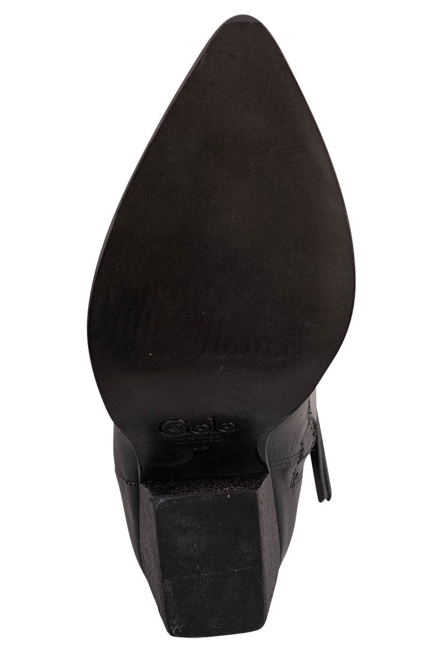 Golo Women's Mae Calf Noir Boots - Black Leather Ankle Boots for Women | Comfortable & Stylish for Casual Wear, Office & Night Out