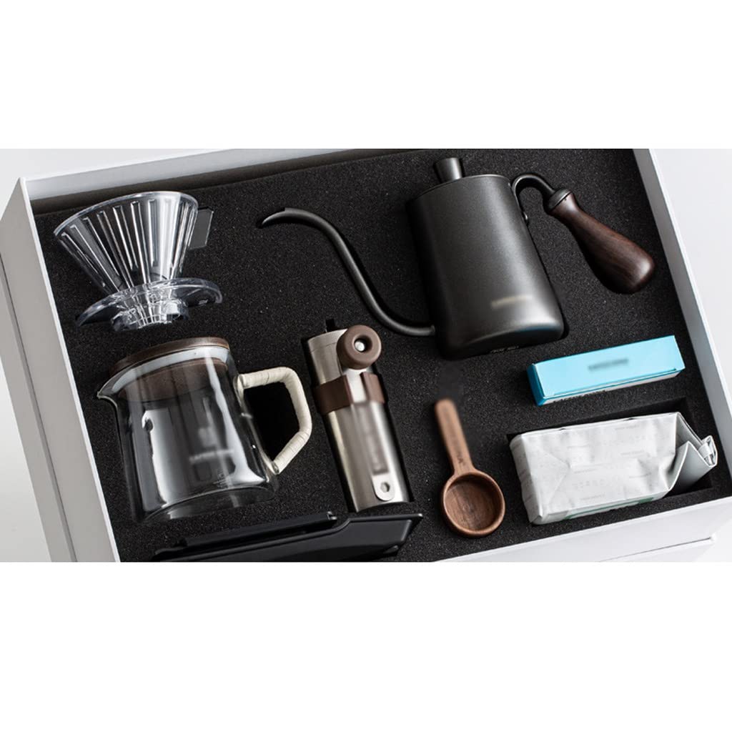 GANFANREN Premium Hand Brewed Coffee Gift Box Set - Drip Filter Coffee Maker Kit for Home Use - Perfect for Coffee Lovers, Housewarming Gifts & Cozy Morning Brews