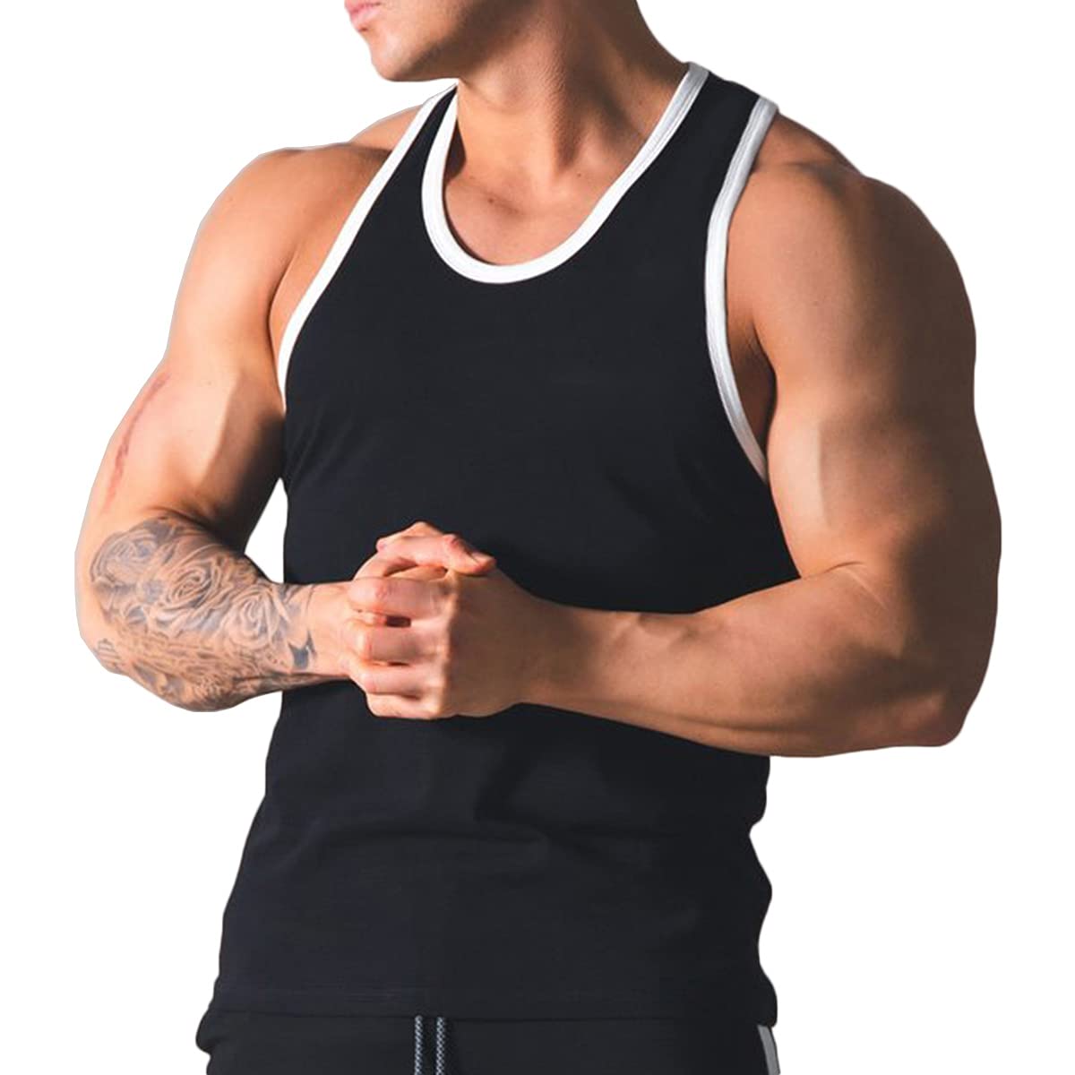 Men's Quick-Dry Workout Tank Top - Lightweight Muscle Stringer Singlet for Gym Training & Athletic Performance - Perfect for Weightlifting, Running & Summer Sports
