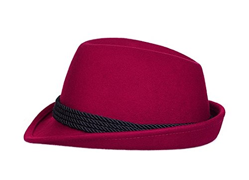 Stylish Britta Men's Fedora Hats - Classic Wool & Felt Dress Hats for Casual Outfits, Weddings & Outdoor Events