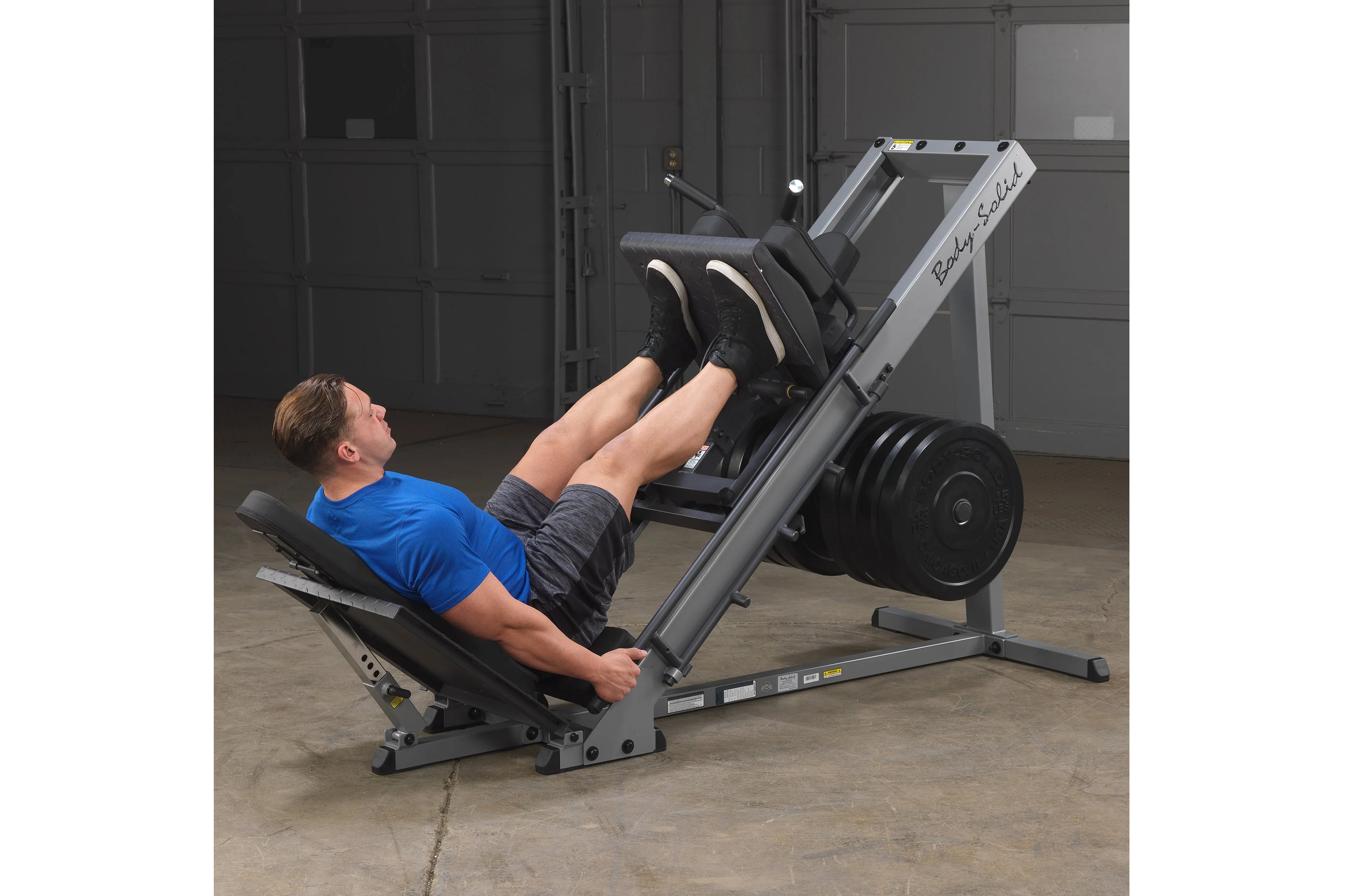 Body Solid GLPH1100B Leg Press & Hack Squat Machine for Home Gym - Strength Training Equipment for Legs, Glutes Workout | Perfect for Home Fitness, Commercial Gyms & Personal Training Studios