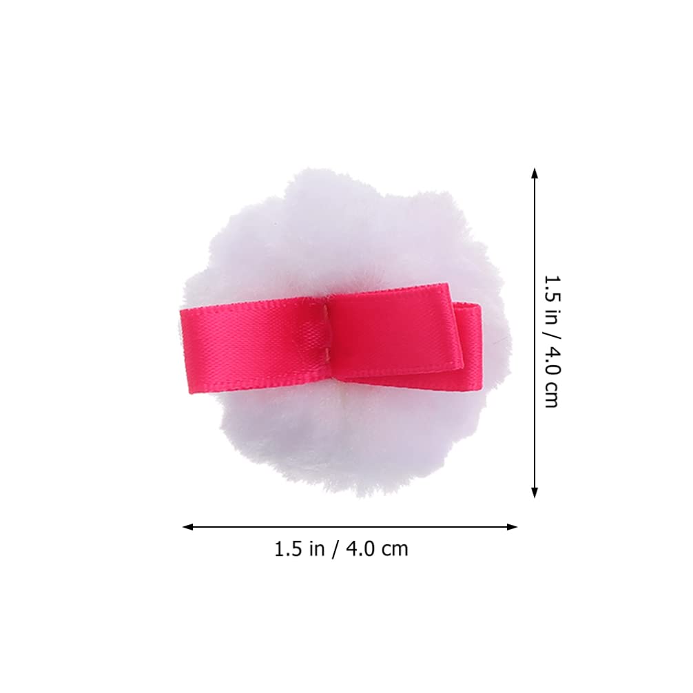 FOMIYES 6-Piece Cotton Powder Puff Set for Makeup - Soft Blending Sponge for Foundation, Blush & Powder - Mini Beauty Tools for Face & Body Makeup - Perfect for Travel & Professional Makeup Kits